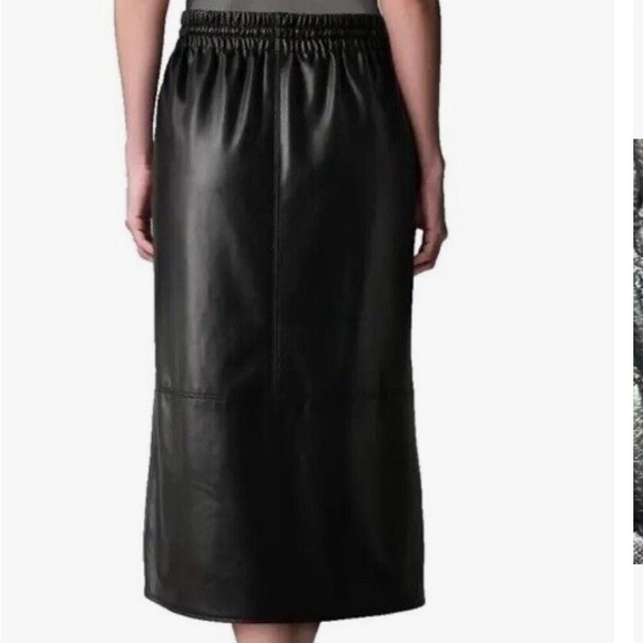 Simply Vera Wang Faux Leather Aline Skirt - Picture 2 of 10